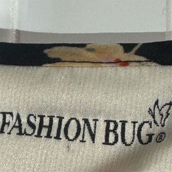 Fashion Bug Floral Chiffon Blouse 22/24 | Bell Sleeve Boho Peasant Top Romantic - Picture 6 of 8